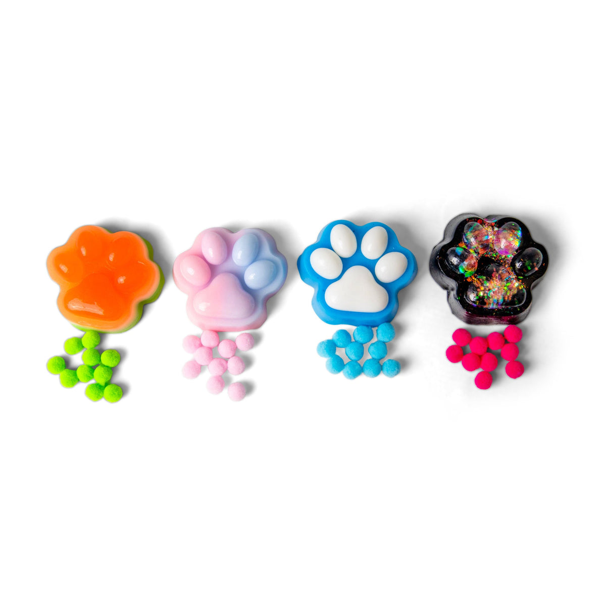 Scrunchems Paw Prints Sticky Squishy Fidget Toy