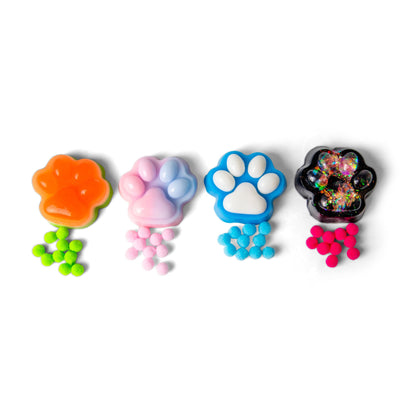 Scrunchems Paw Prints Sticky Squishy Fidget Toy
