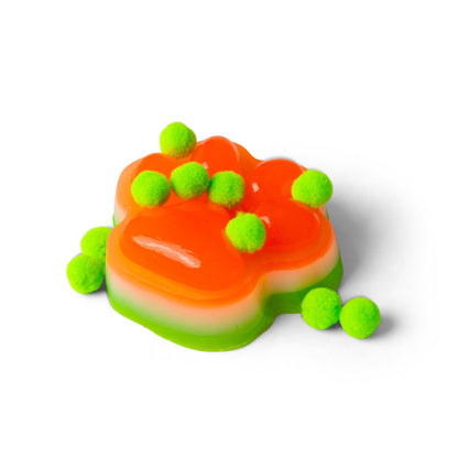 Scrunchems Paw Prints Sticky Squishy Fidget Toy