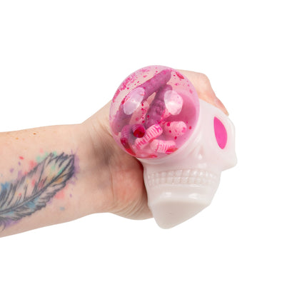 Scrunchems Squeezy Skull of Horrors Groovy Squishy Fidget Toy