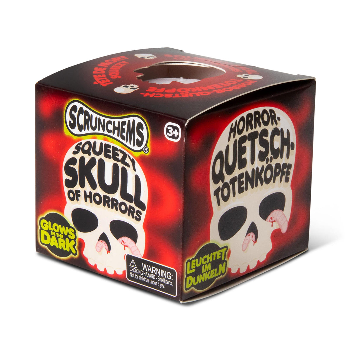Scrunchems Squeezy Skull of Horrors Groovy Squishy Fidget Toy