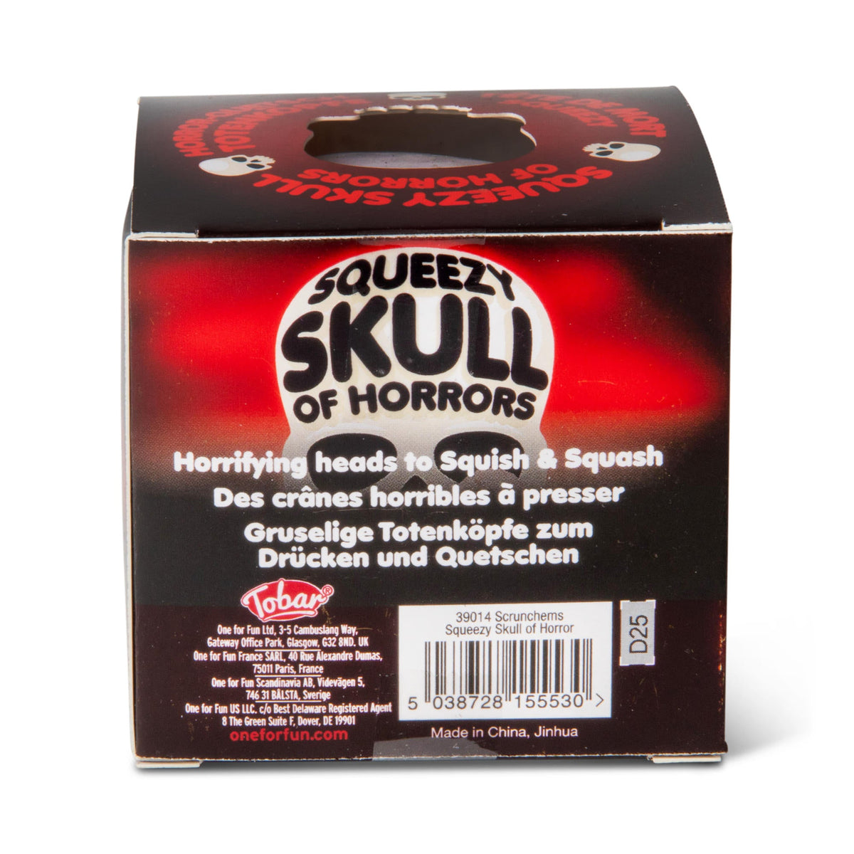 Scrunchems Squeezy Skull of Horrors Groovy Squishy Fidget Toy