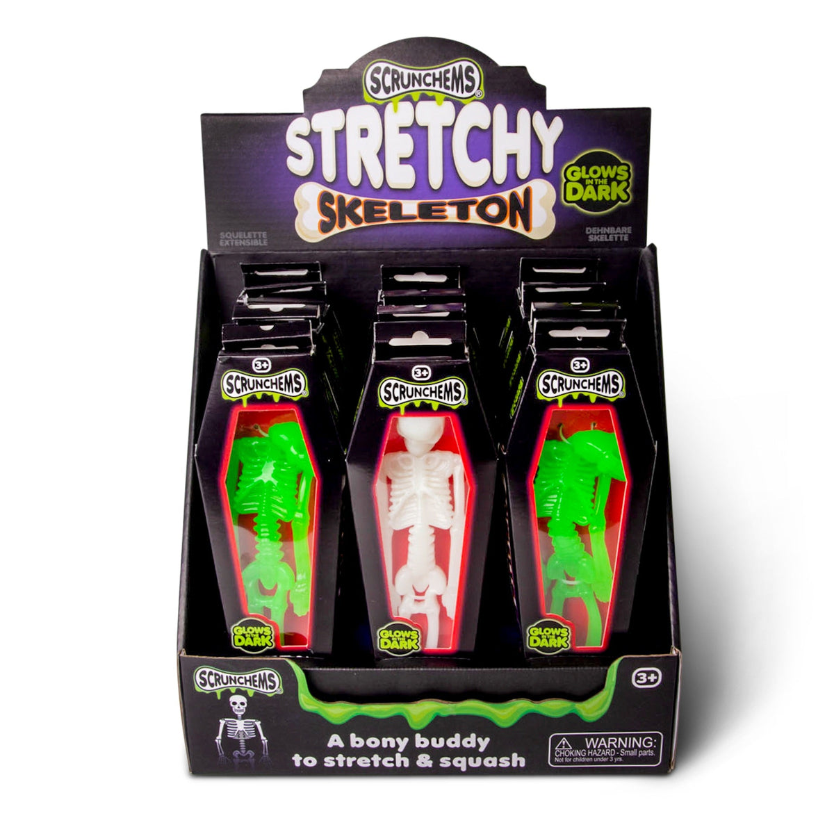 Scrunchems Stretchy Skeleton Groovy Squishy Fidget Toy
