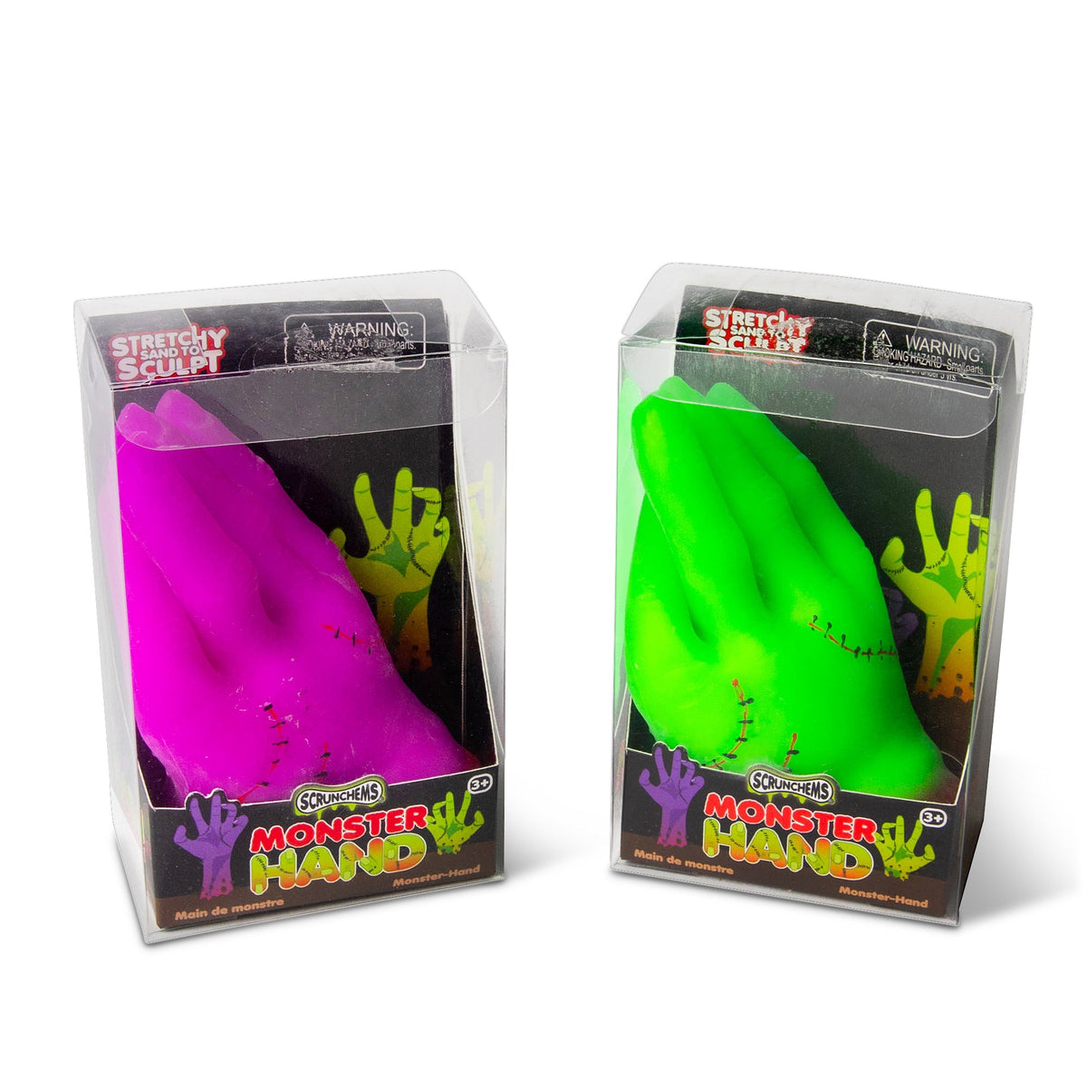 Scrunchems Monster Hand Moldable Sand Squishy Fidget Toy