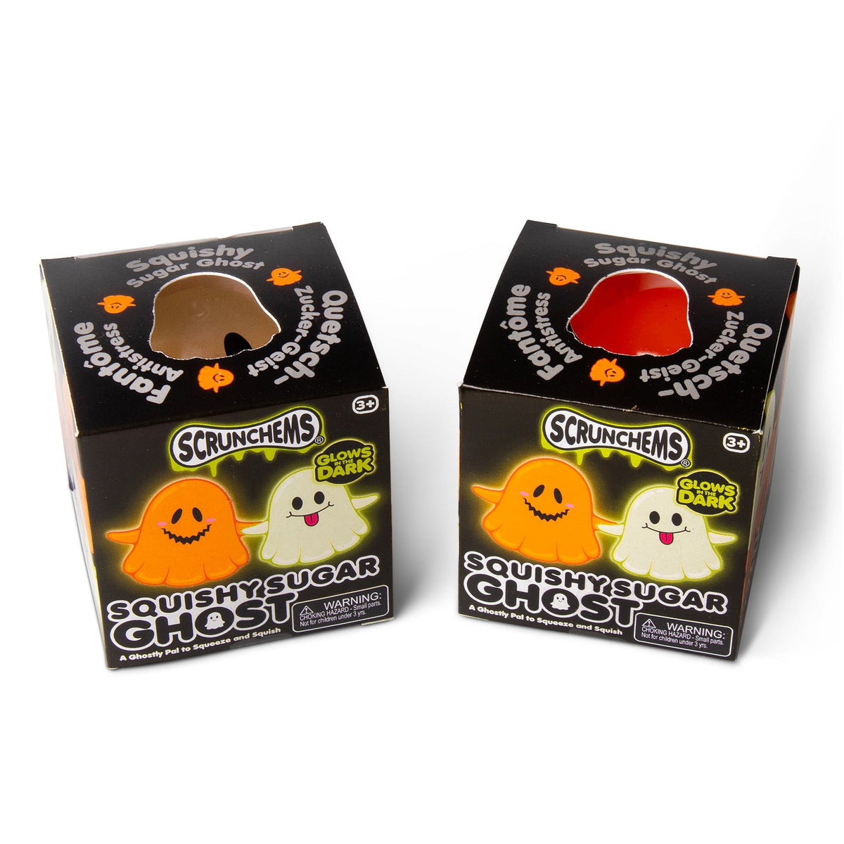 Scrunchems Squishy Sugar Ghost Glow in the Dark Fidget Toy