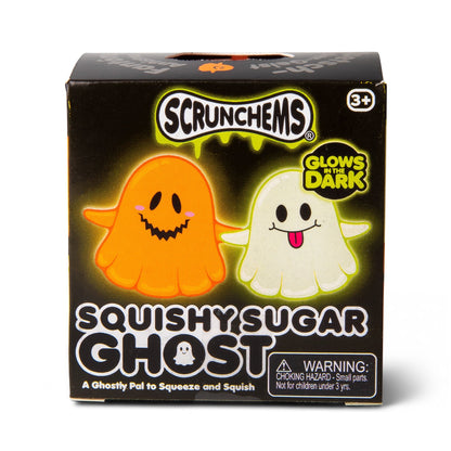 Scrunchems Squishy Sugar Ghost Glow in the Dark Fidget Toy