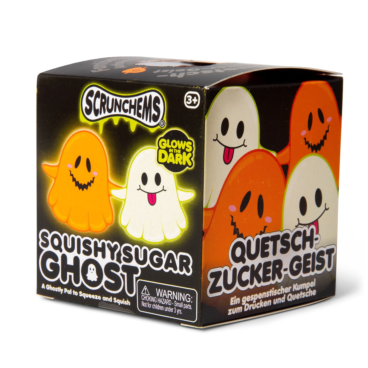 Scrunchems Squishy Sugar Ghost Glow in the Dark Fidget Toy