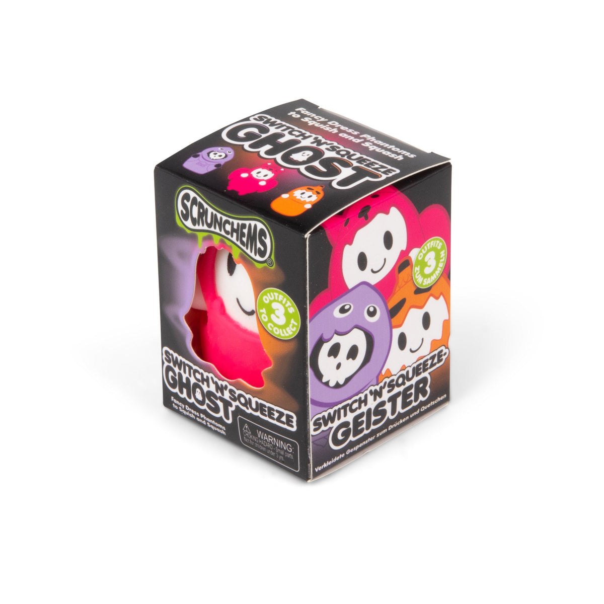 Scrunchems Switch 'N' Squeeze Ghost Squishy Fidget Toy