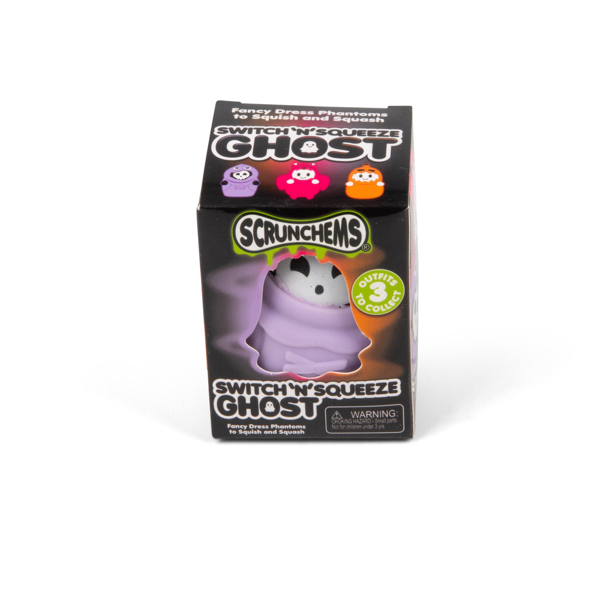 Scrunchems Switch 'N' Squeeze Ghost Squishy Fidget Toy