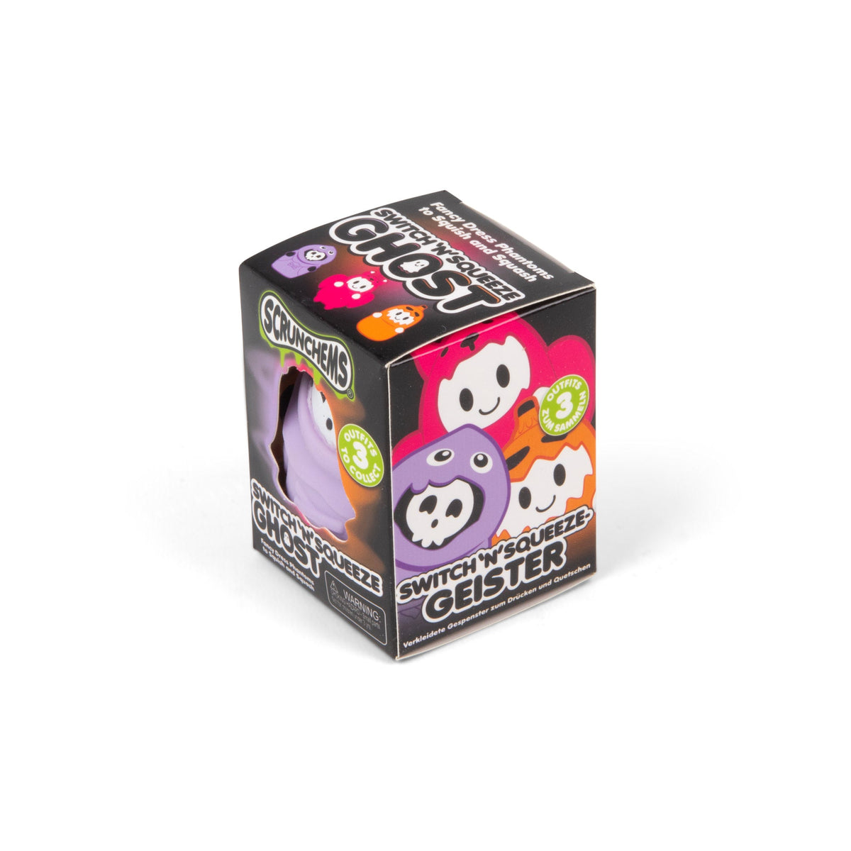 Scrunchems Switch 'N' Squeeze Ghost Squishy Fidget Toy