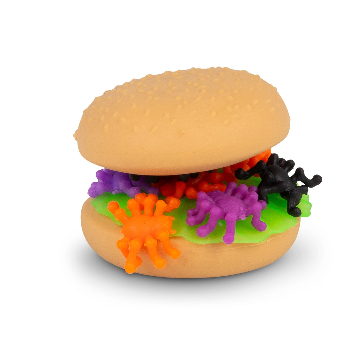 Scrunchems Spider Burger Groovy Squishy Fidget Toy