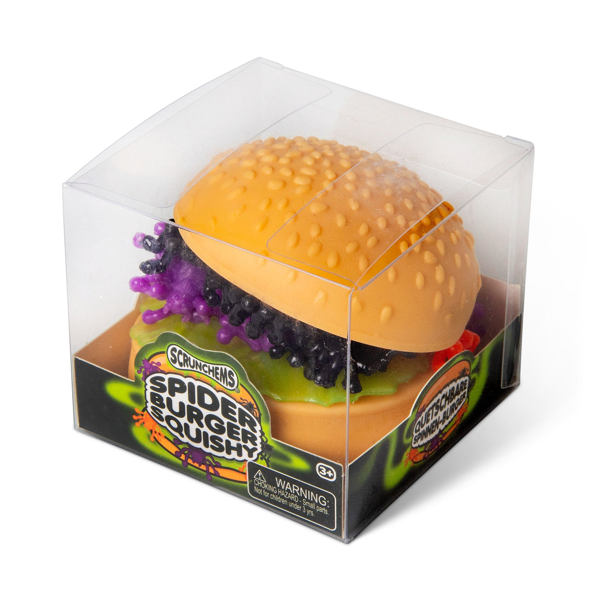 Scrunchems Spider Burger Groovy Squishy Fidget Toy