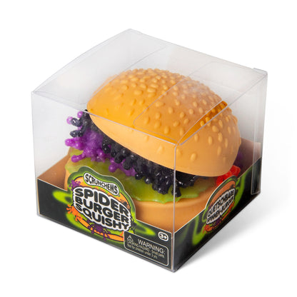 Scrunchems Spider Burger Groovy Squishy Fidget Toy