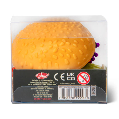 Scrunchems Spider Burger Groovy Squishy Fidget Toy