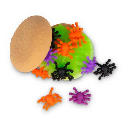 Scrunchems Spider Burger Groovy Squishy Fidget Toy