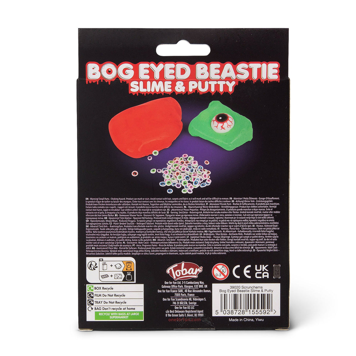 Scrunchems Bog Eyed Beastie Slime and Putty Fidget Toy