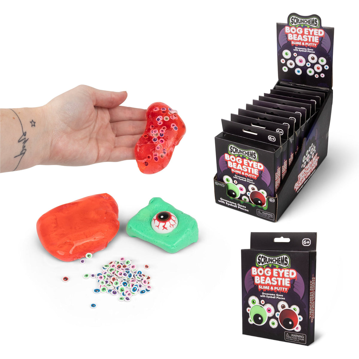Scrunchems Bog Eyed Beastie Slime and Putty Fidget Toy