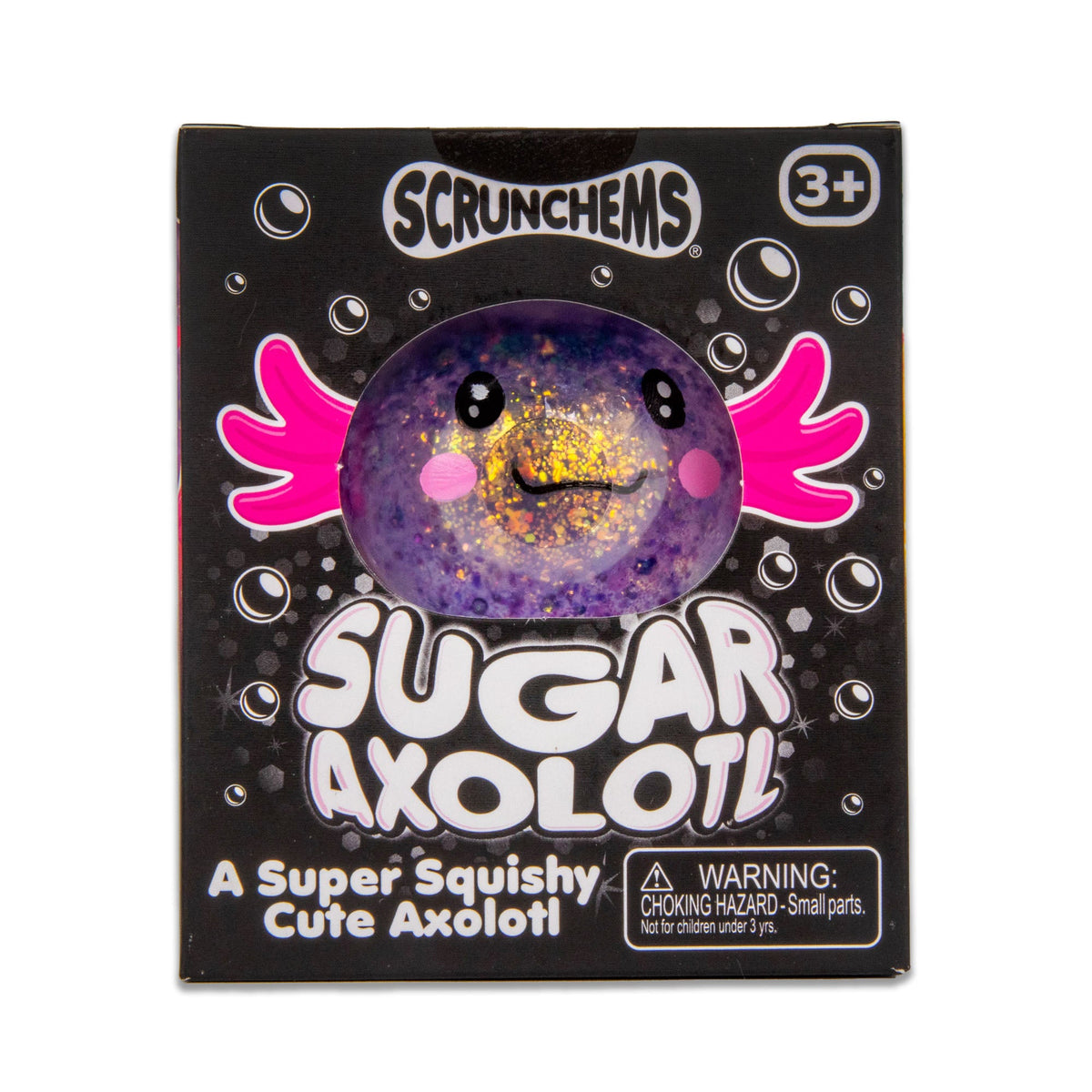 Scrunchems Sugar Axolotl Groovy Squishy Fidget Toy