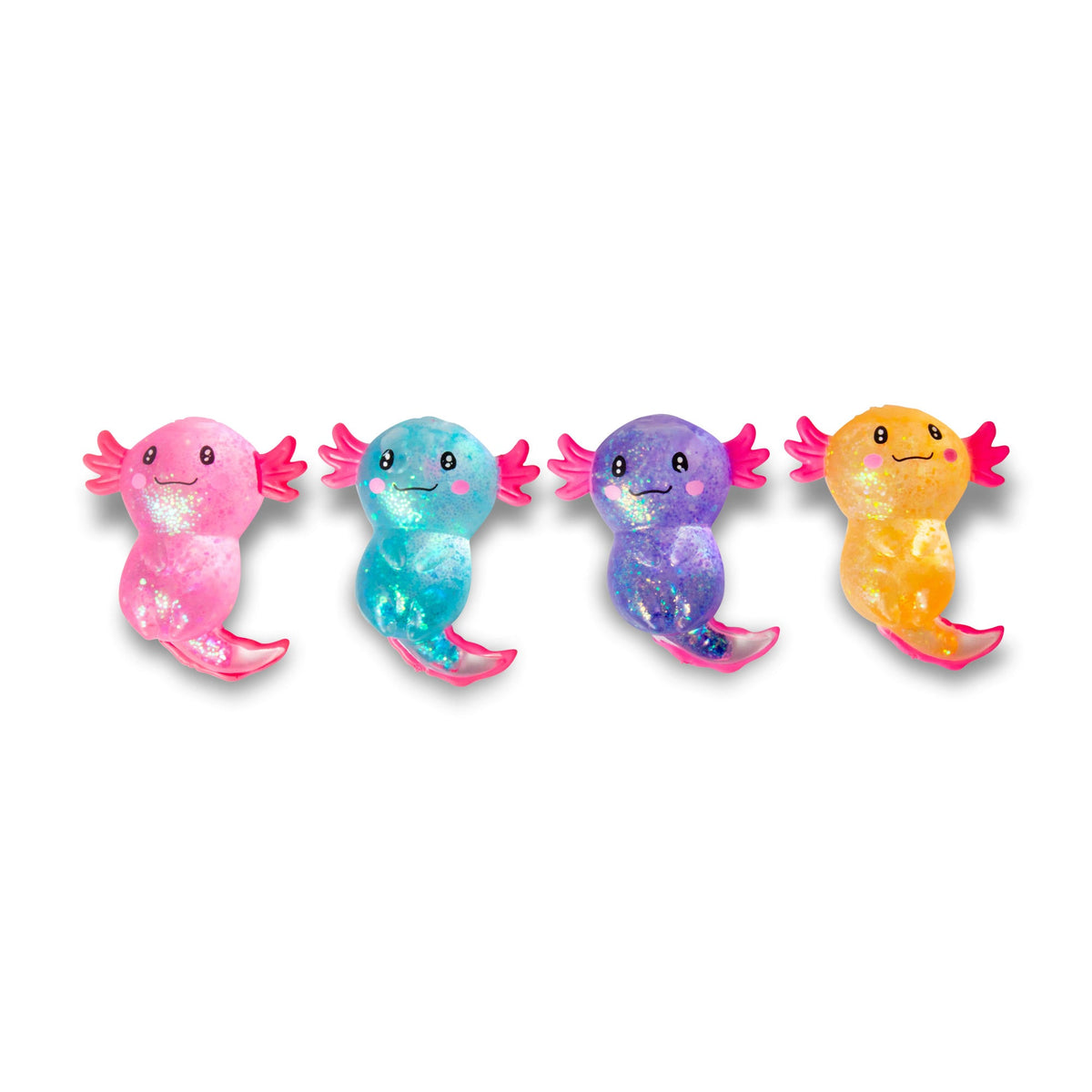 Scrunchems Sugar Axolotl Groovy Squishy Fidget Toy