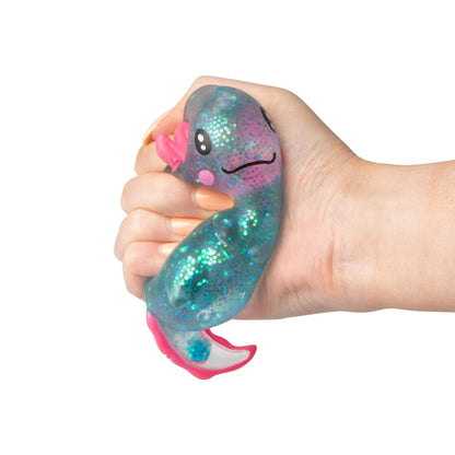 Scrunchems Sugar Axolotl Groovy Squishy Fidget Toy