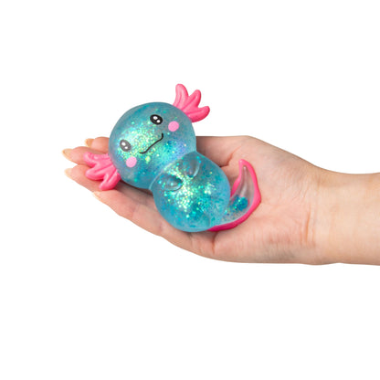 Scrunchems Sugar Axolotl Groovy Squishy Fidget Toy