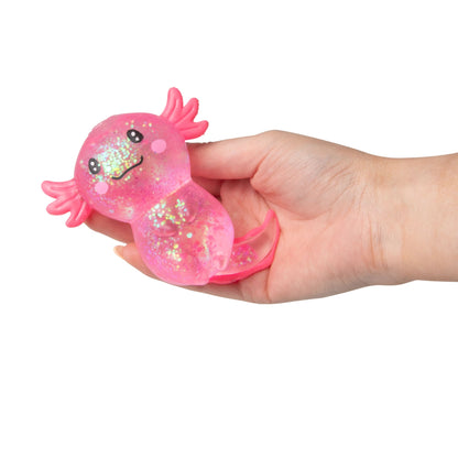 Scrunchems Sugar Axolotl Groovy Squishy Fidget Toy