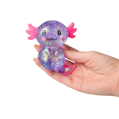 Scrunchems Sugar Axolotl Groovy Squishy Fidget Toy
