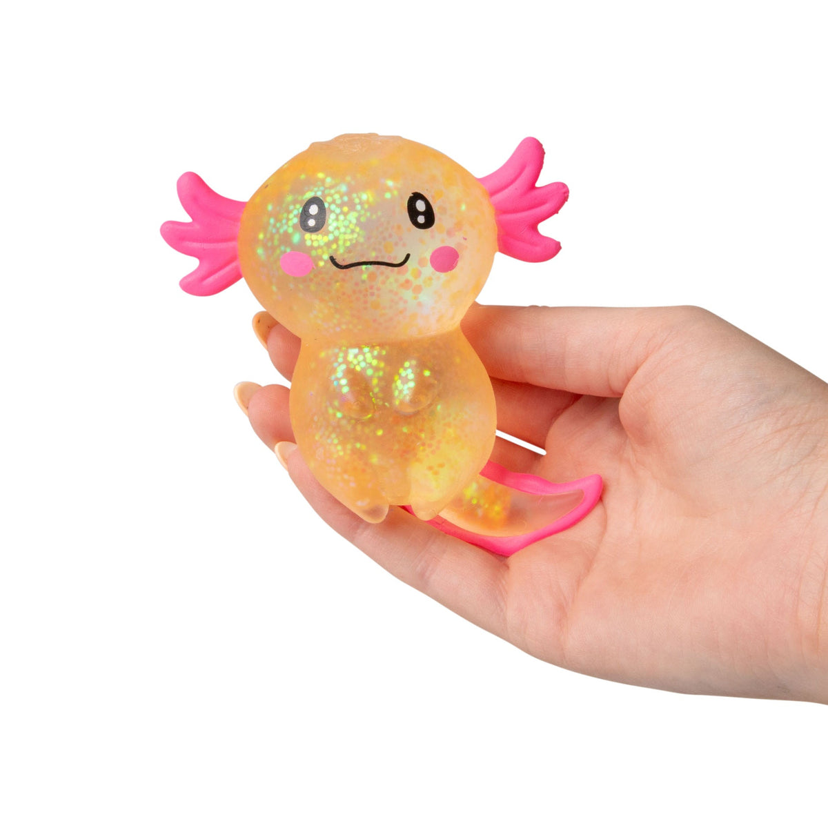 Scrunchems Sugar Axolotl Groovy Squishy Fidget Toy
