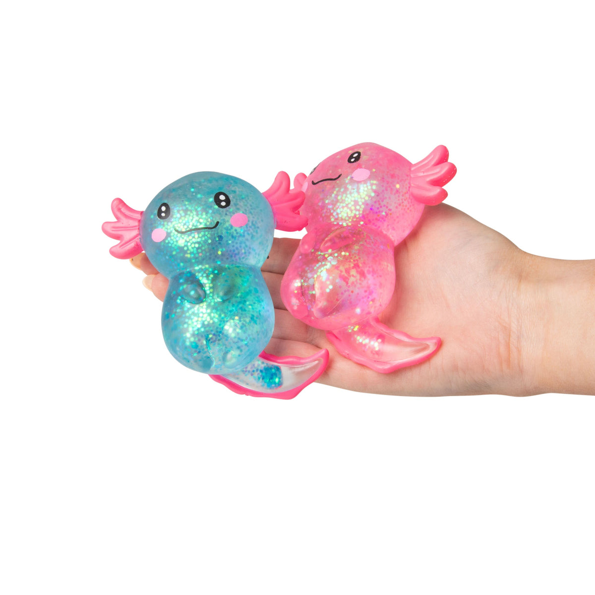 Scrunchems Sugar Axolotl Groovy Squishy Fidget Toy