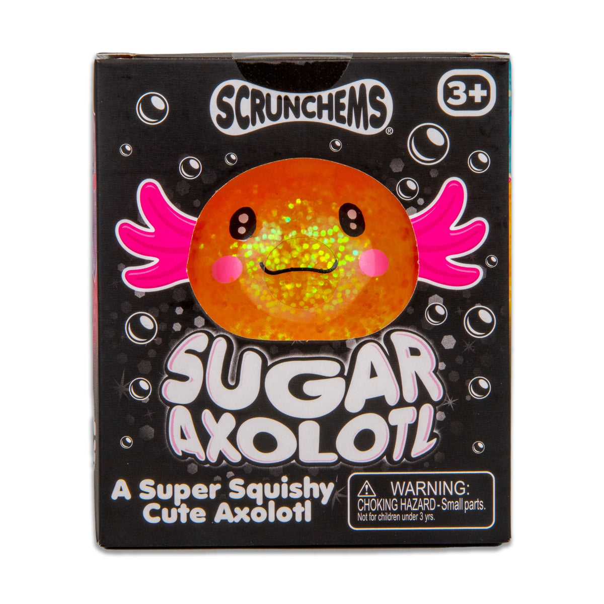 Scrunchems Sugar Axolotl Groovy Squishy Fidget Toy
