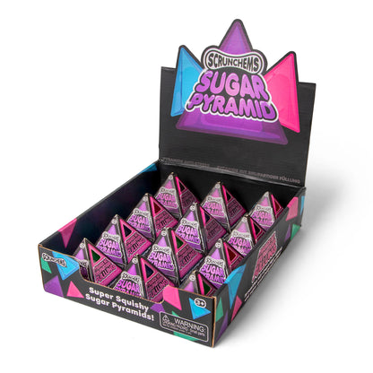 Scrunchems Sugar Pyramid Groovy Squishy Fidget Toy