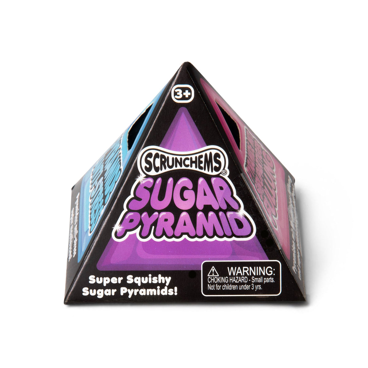 Scrunchems Sugar Pyramid Groovy Squishy Fidget Toy