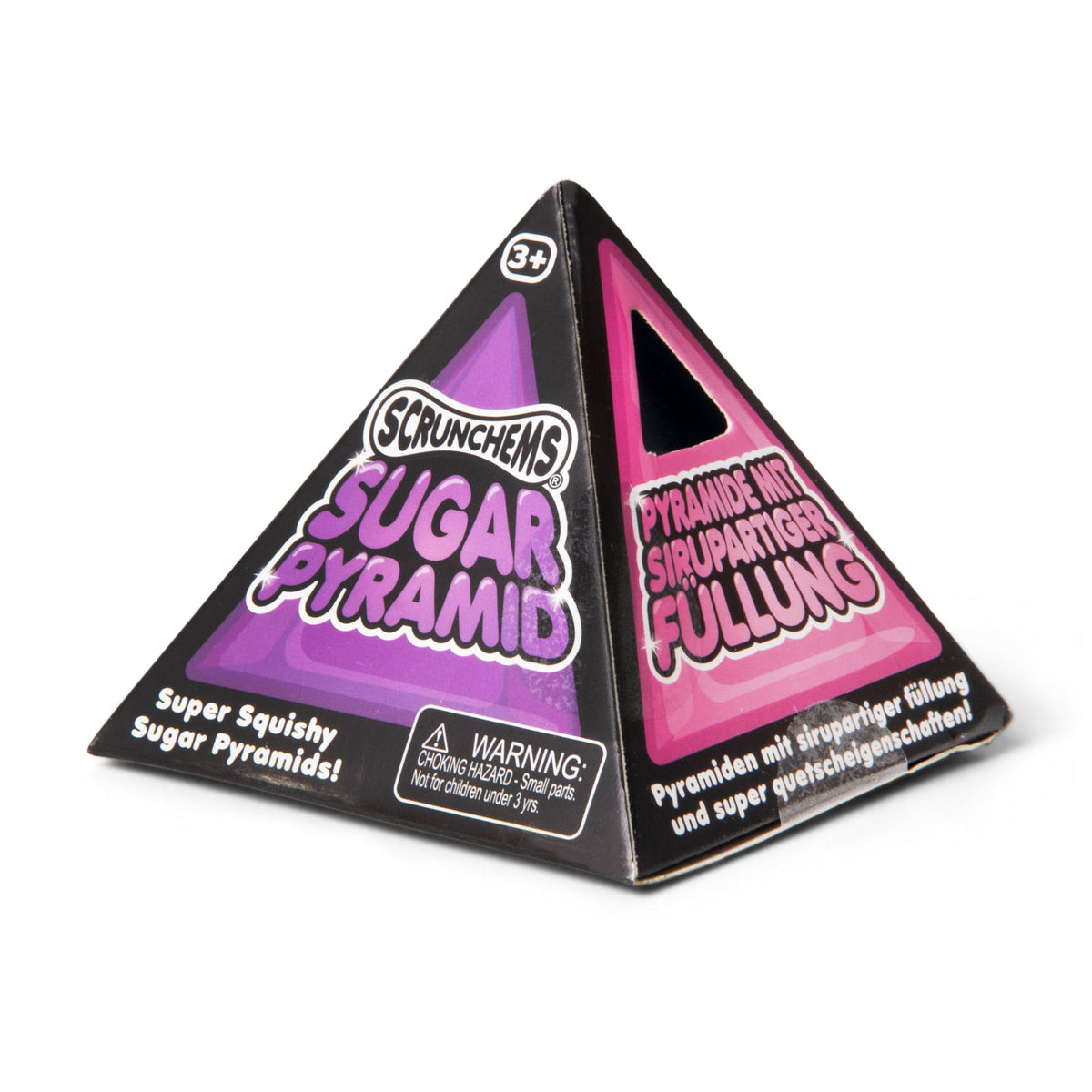 Scrunchems Sugar Pyramid Groovy Squishy Fidget Toy
