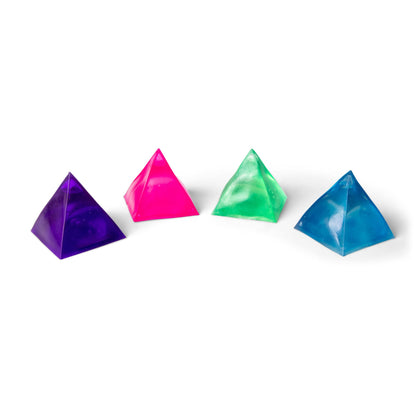 Scrunchems Sugar Pyramid Groovy Squishy Fidget Toy