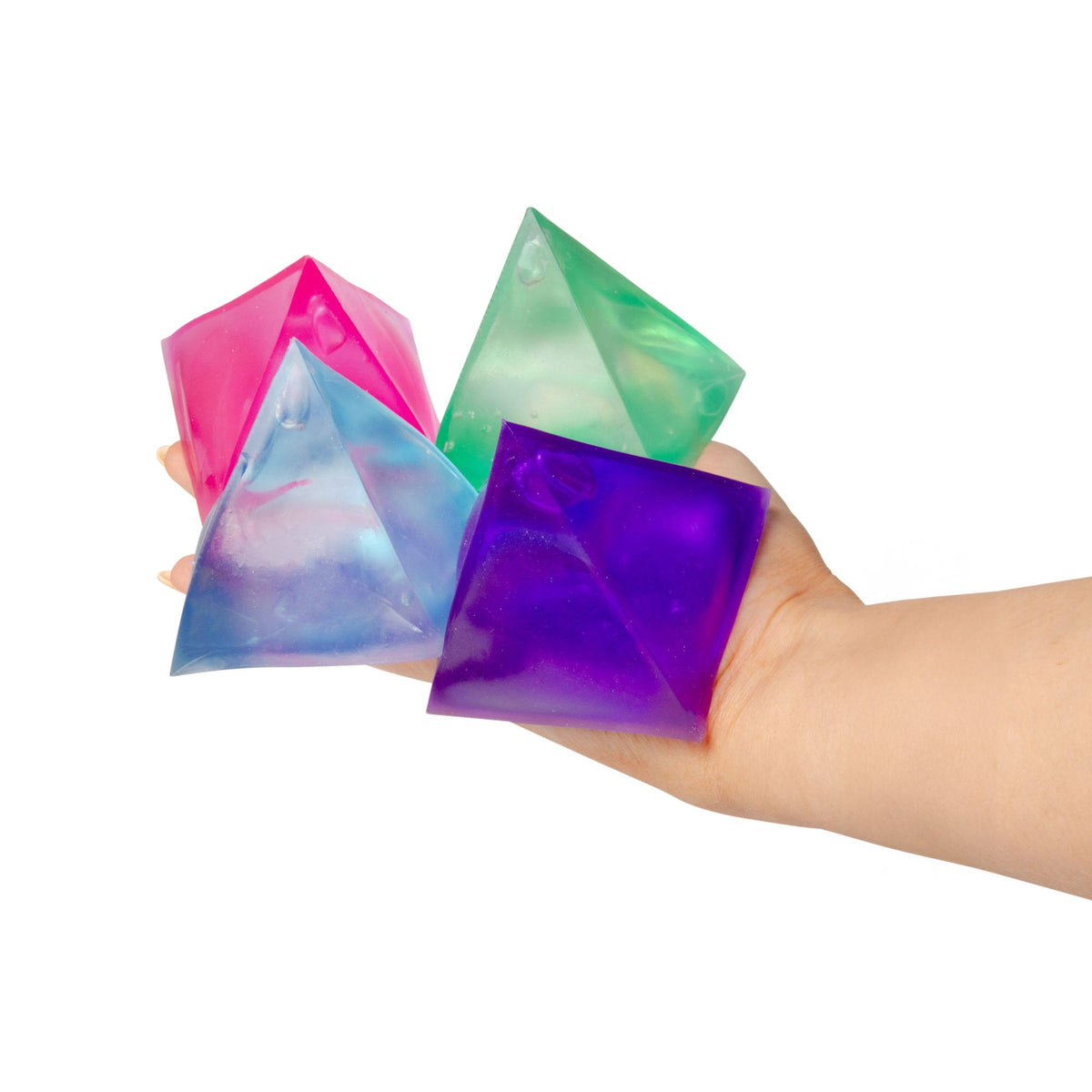 Scrunchems Sugar Pyramid Groovy Squishy Fidget Toy