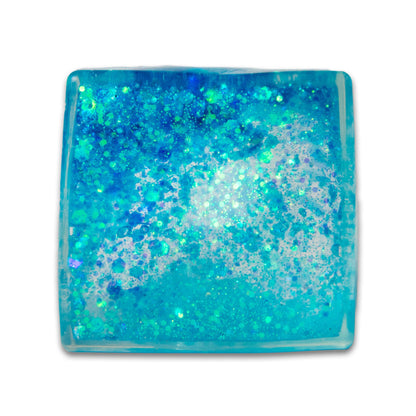 Scrunchems Glitter Sugar Cube Groovy Squishy Fidget Toy