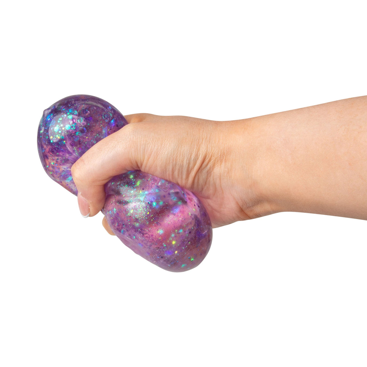Scrunchems Glitter Sugar Cube Groovy Squishy Fidget Toy