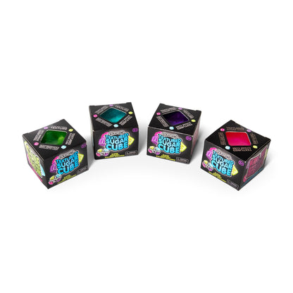 Scrunchems Textured Sugar Cube Groovy Squishy Fidget Toy