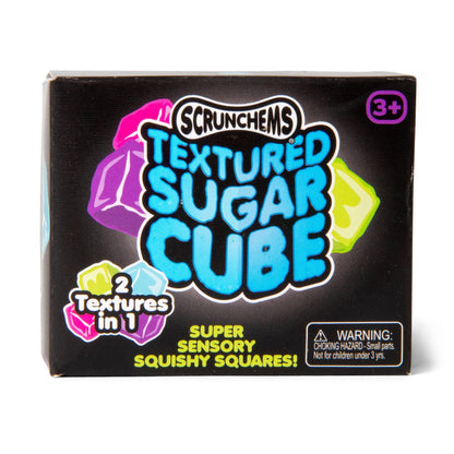 Scrunchems Textured Sugar Cube Groovy Squishy Fidget Toy