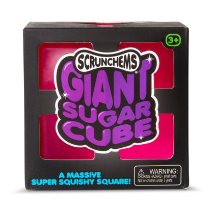 SCRUNCHEMS Giant Sugar Cube Groovy Squishy Fidget Toy