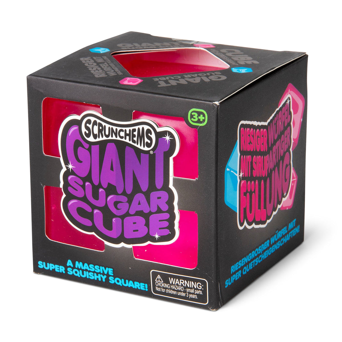 SCRUNCHEMS Giant Sugar Cube Groovy Squishy Fidget Toy