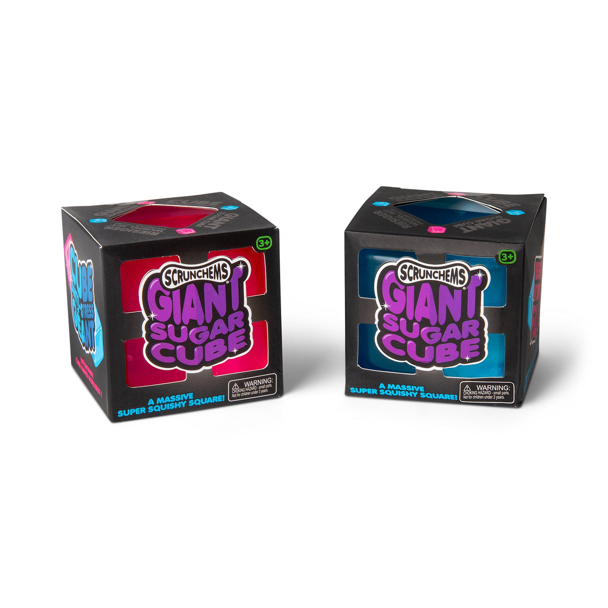 SCRUNCHEMS Giant Sugar Cube Groovy Squishy Fidget Toy