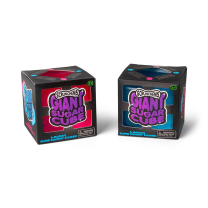 SCRUNCHEMS Giant Sugar Cube Groovy Squishy Fidget Toy