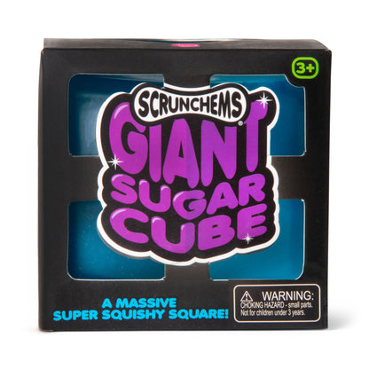 SCRUNCHEMS Giant Sugar Cube Groovy Squishy Fidget Toy