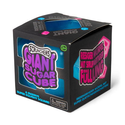 SCRUNCHEMS Giant Sugar Cube Groovy Squishy Fidget Toy