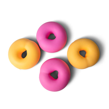 SCRUNCHEMS Jumbo Donut Groovy Squishy Fidget Toy