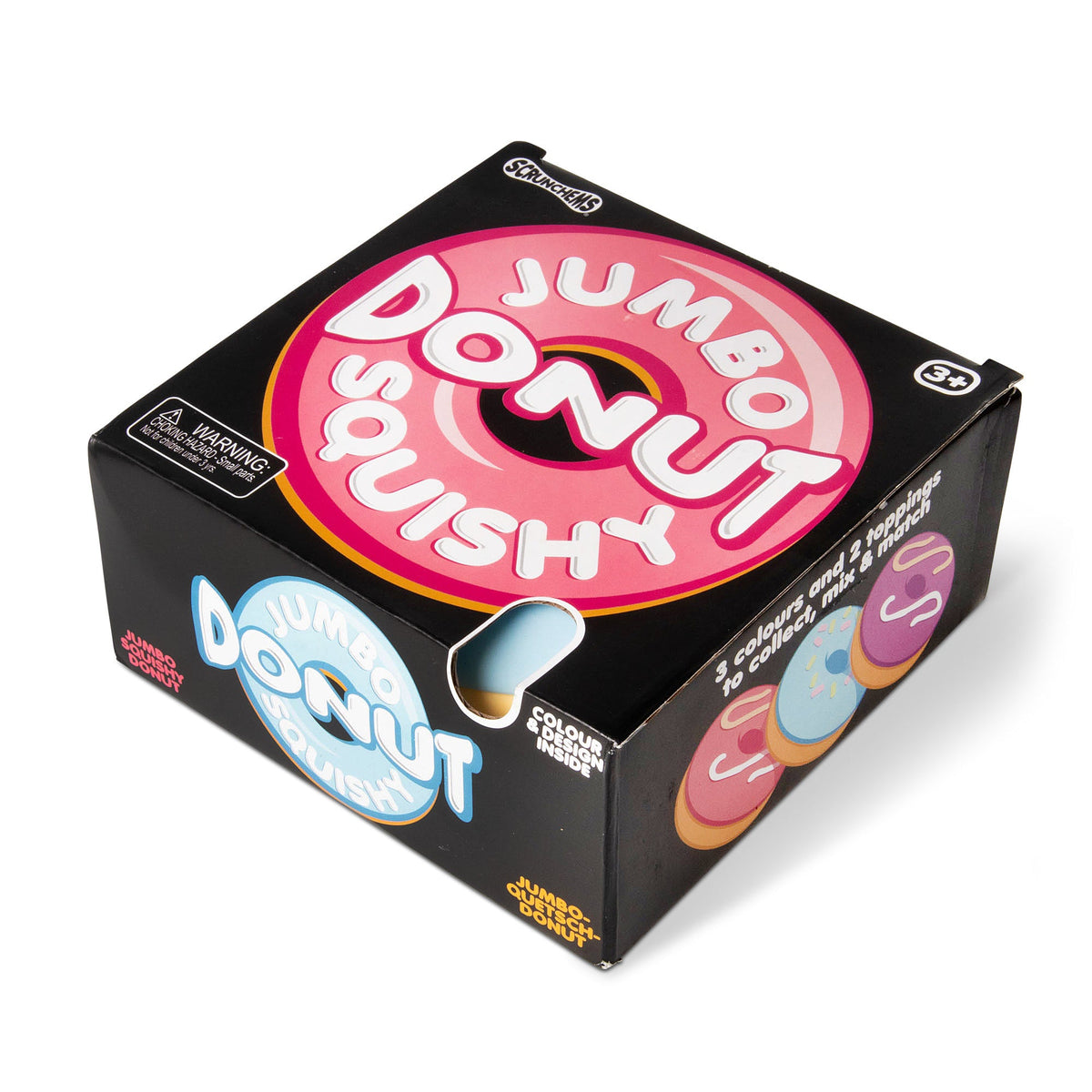 SCRUNCHEMS Jumbo Donut Groovy Squishy Fidget Toy