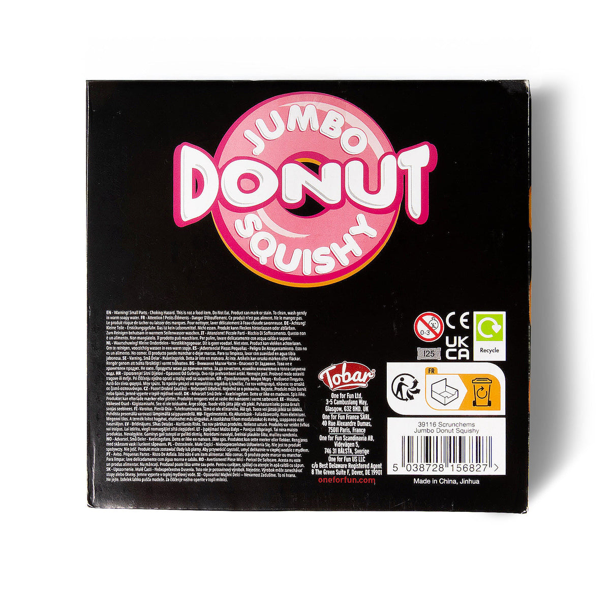SCRUNCHEMS Jumbo Donut Groovy Squishy Fidget Toy