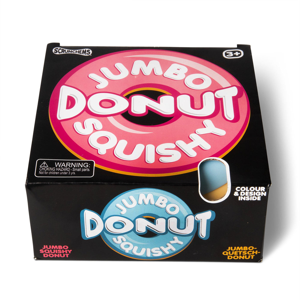 SCRUNCHEMS Jumbo Donut Groovy Squishy Fidget Toy