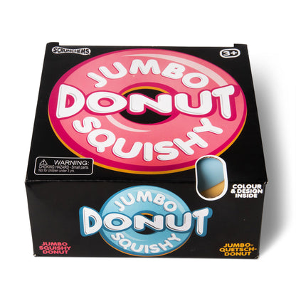 SCRUNCHEMS Jumbo Donut Groovy Squishy Fidget Toy
